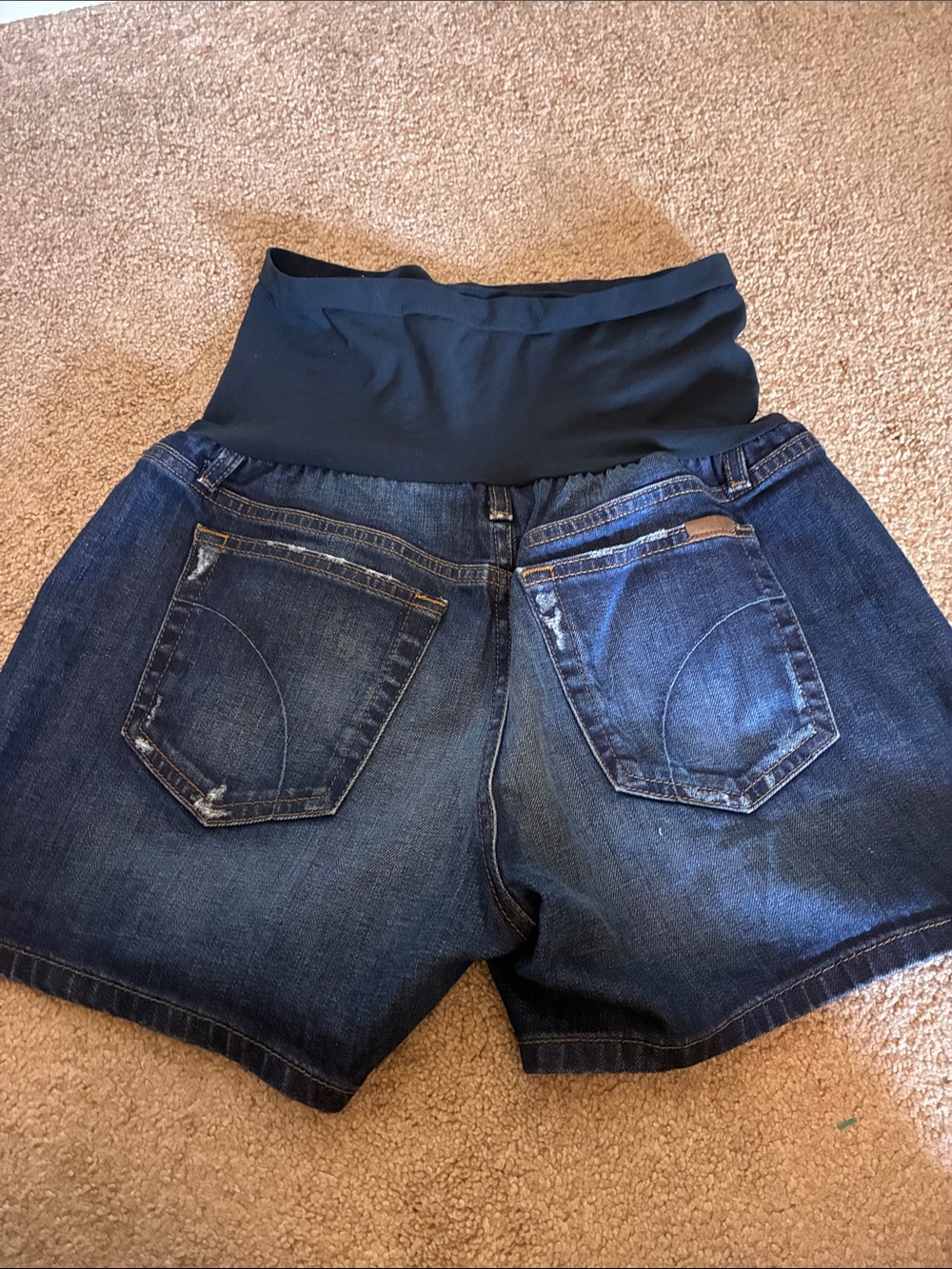 Joe's Jeans Secret Fit Belly Over the Belly Maternity Denim Shorts size 29 - Picture 3 of 5